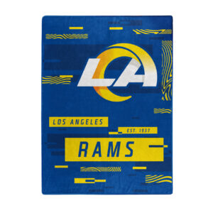 Los Angeles Rams Blanket 60×80 Raschel Digitize Design