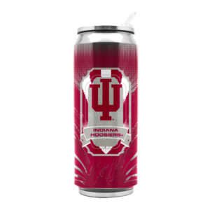 Indiana Hoosiers Stainless Steel Thermo Can – 16.9 ounces – Special Order