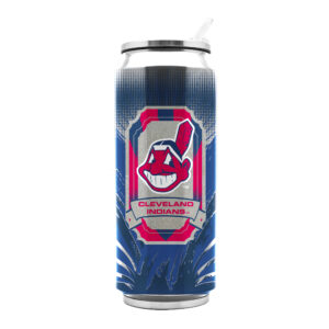 Cleveland Indians Thermo Can Stainless Steel 16.9oz – Special Order