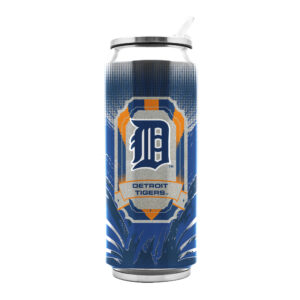 Detroit Tigers Stainless Steel Thermo Can – 16.9 ounces – Special Order