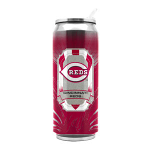 Cincinnati Reds Stainless Steel Thermo Can – 16.9 ounces – Special Order