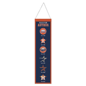 Houston Astros Banner Wool 8×32 Heritage Evolution Design