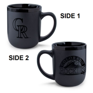 Colorado Rockies Coffee Mug 17oz Matte Black