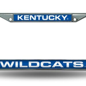 Kentucky Wildcats License Plate Frame Laser Cut Chrome