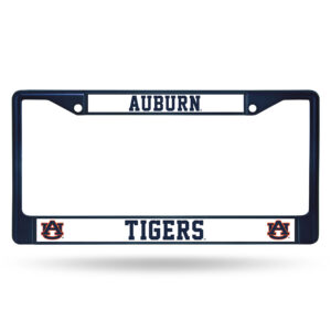 Auburn Tigers License Plate Frame Metal Navy – Special Order