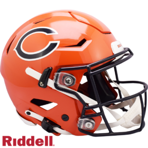 Chicago Bears Helmet Riddell Authentic Full Size SpeedFlex Style On-Field Alternate