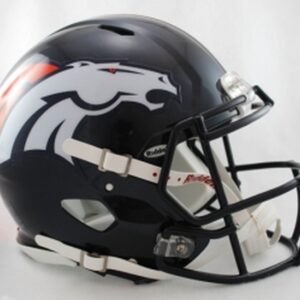 Denver Broncos Helmet Riddell Authentic Full Size Speed Style