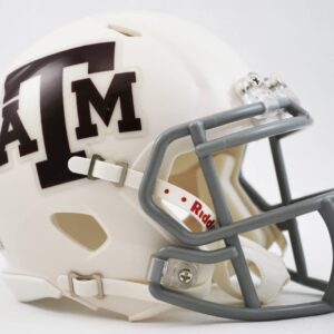 Texas A&M Aggies Speed Mini Helmet – White Alternate – Special Order