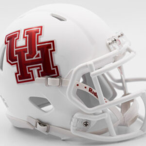 Houston Cougars Helmet Riddell Replica Mini Speed Style Matte White – Special Order