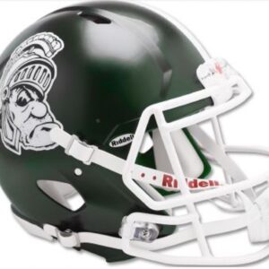 Michigan State Spartans Helmet Riddell Replica Mini Speed Style Gruff Sparty Design Special Order