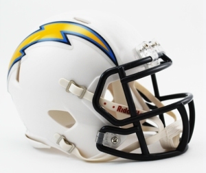 Los Angeles Chargers Helmet Riddell Replica Mini Speed Style 2007-2018 T/B