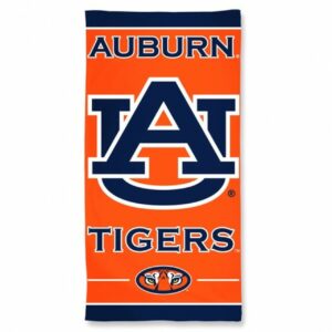 Auburn Tigers Towel 30×60 Beach Style