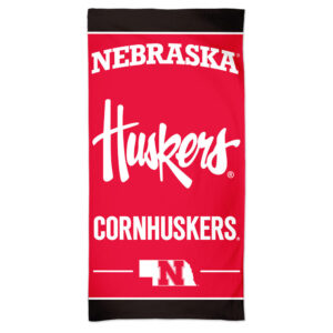 Nebraska Cornhuskers Towel 30×60 Beach Style