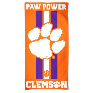 Clemson Tigers Towel 30×60 Beach Style