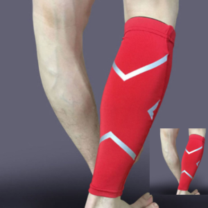 Color: Red, Size: L-2pc, Quantity:  – Basketball Football Compression Leg Sleeve Calf Support High Elastic Running Legs Warmers Shin Guard Cycling Leg Warmers