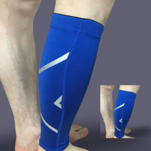 Color: Blue, Size: L-2pc, Quantity:  – Basketball Football Compression Leg Sleeve Calf Support High Elastic Running Legs Warmers Shin Guard Cycling Leg Warmers
