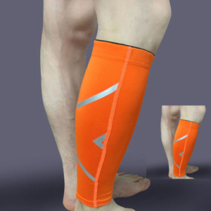 Color: Orange, Size: XL-2pc, Quantity:  – Basketball Football Compression Leg Sleeve Calf Support High Elastic Running Legs Warmers Shin Guard Cycling Leg Warmers
