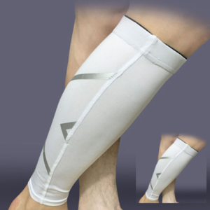 Color: White, Size: XL-2pc, Quantity:  – Basketball Football Compression Leg Sleeve Calf Support High Elastic Running Legs Warmers Shin Guard Cycling Leg Warmers