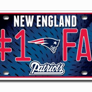 New England Patriots License Plate #1 Fan