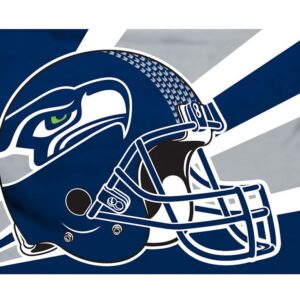 Seattle Seahawks Flag 3×5 Helmet Design – Special Order