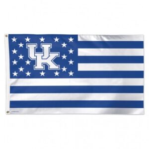 Kentucky Wildcats Flag 3×5 Deluxe Style Stars and Stripes Design