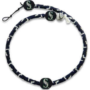 Seattle Mariners Necklace Frozen Rope Team Color Baseball CO
