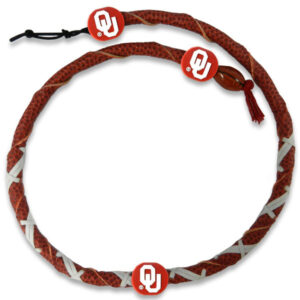 Oklahoma Sooners Necklace Spiral Football CO