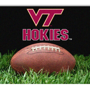 Virginia Tech Hokies Classic Football Pet Bowl Mat – L