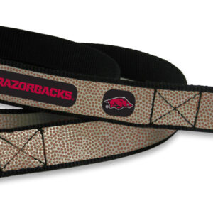 Arkansas Razorbacks Pet Leash Reflective Football Size Large CO