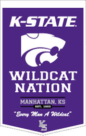Kansas State Wildcats Banner 18×27 PowerHouse