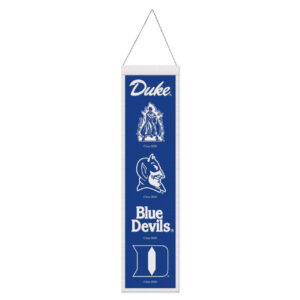 Duke Blue Devils Banner Wool 8×32 Heritage Evolution Design