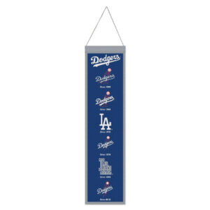 Los Angeles Dodgers Banner Wool 8×32 Heritage Evolution Design
