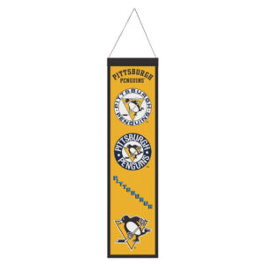 Pittsburgh Penguins Banner Wool 8×32 Heritage Evolution Design