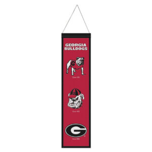 Georgia Bulldogs Banner Wool 8×32 Heritage Evolution Design