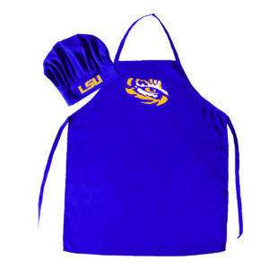 LSU Tigers Apron and Chef Hat Set